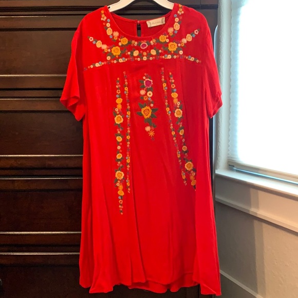 Altar’d State Red Dress - Picture 1 of 4